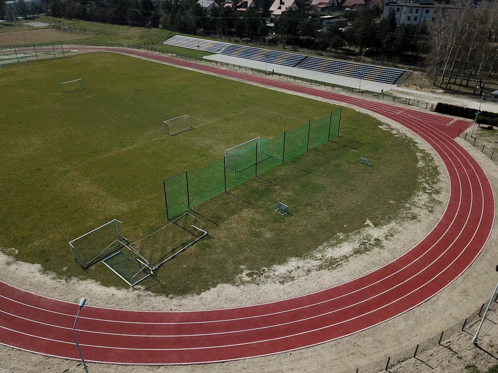 Bieżnia poliuretanowa na Stadionie Miejskim w Kamieńsku